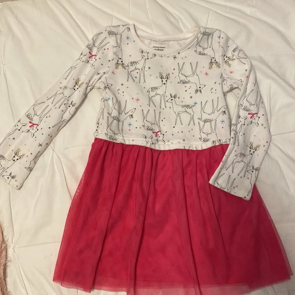 Lot of 2 toddler/little girl dresses/tunics - great with leggings - Picture 2 of 9